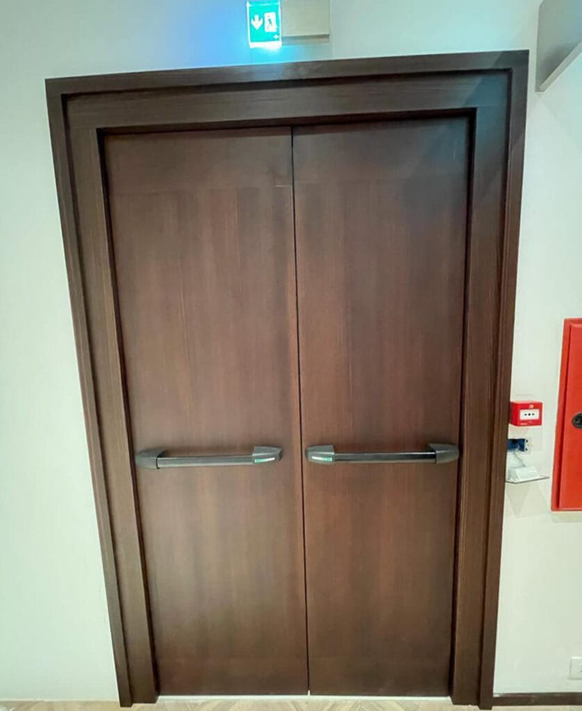 Porta Blindata in PVC texture Legno